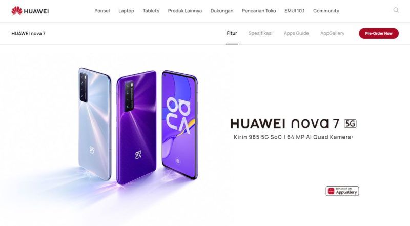 Spesifikasi Huawei Nova 7 Di Indonesia By Teknodaim
