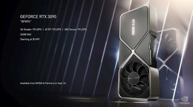 Nvidia Pamerkan GPU Flagship Terbaru Mereka yaitu RTX 3000 Series, Berikut Harga dan Spesifikasinya