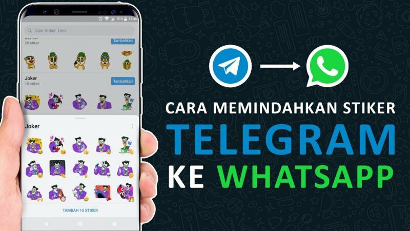 2 Cara Memindahkan Stiker Telegram ke WhatsApp!
