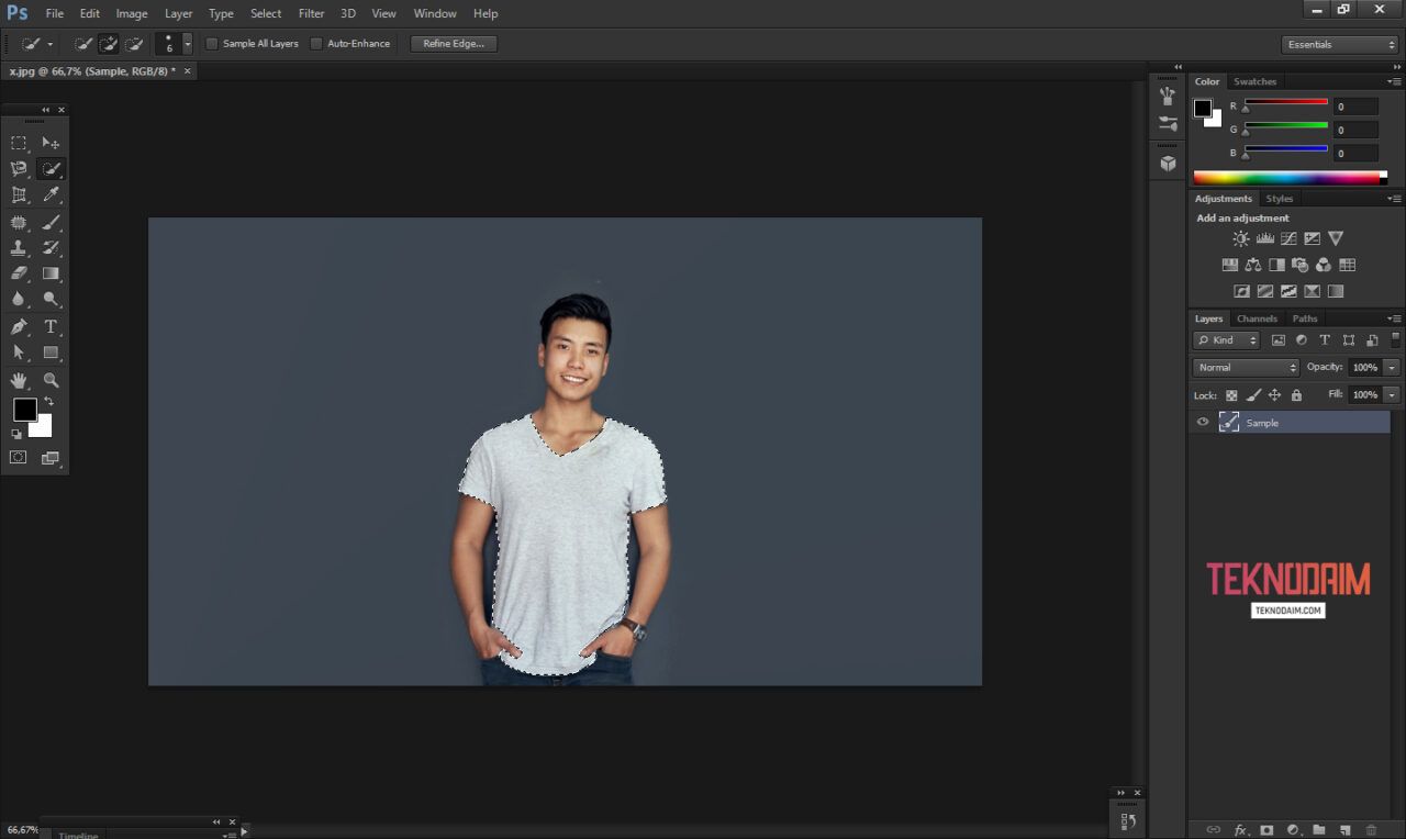 Cara Mengganti Warna Baju Di Photoshop dengan Mudah