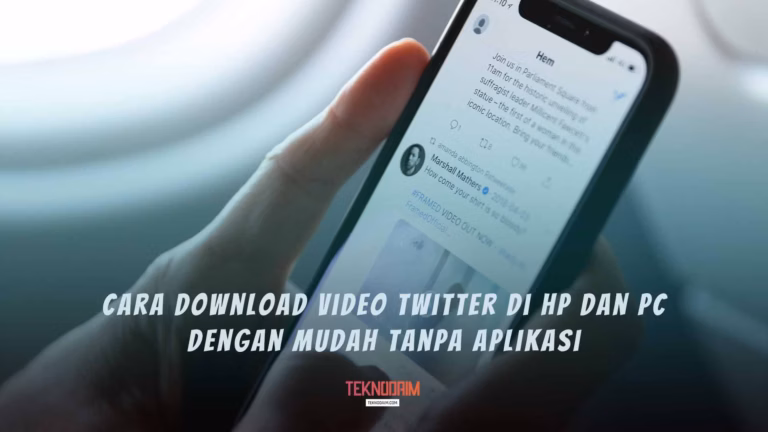 Cara Download Video Twitter Tanpa Aplikasi