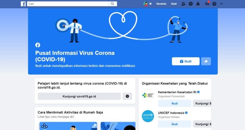 Pengguna yang Like Postingan Hoax Corona di Facebook Akan Dapat Notifikasi! 2 Hoax Corona Di Facebook By Teknodaim