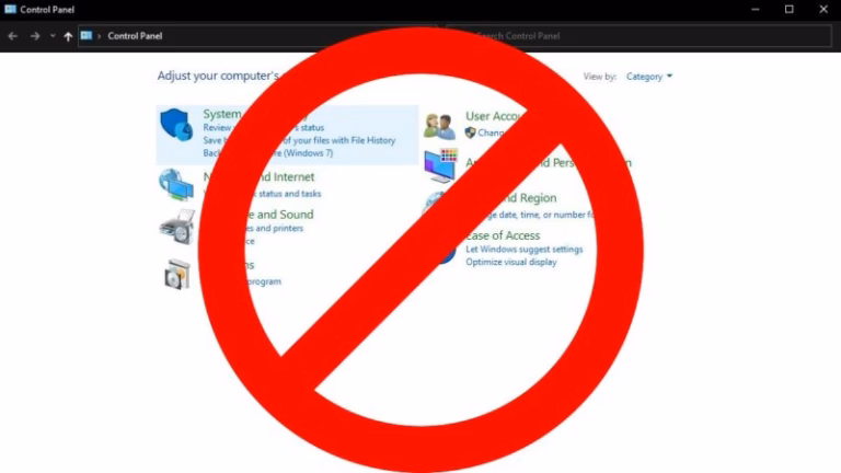 Control Panel Windows 10