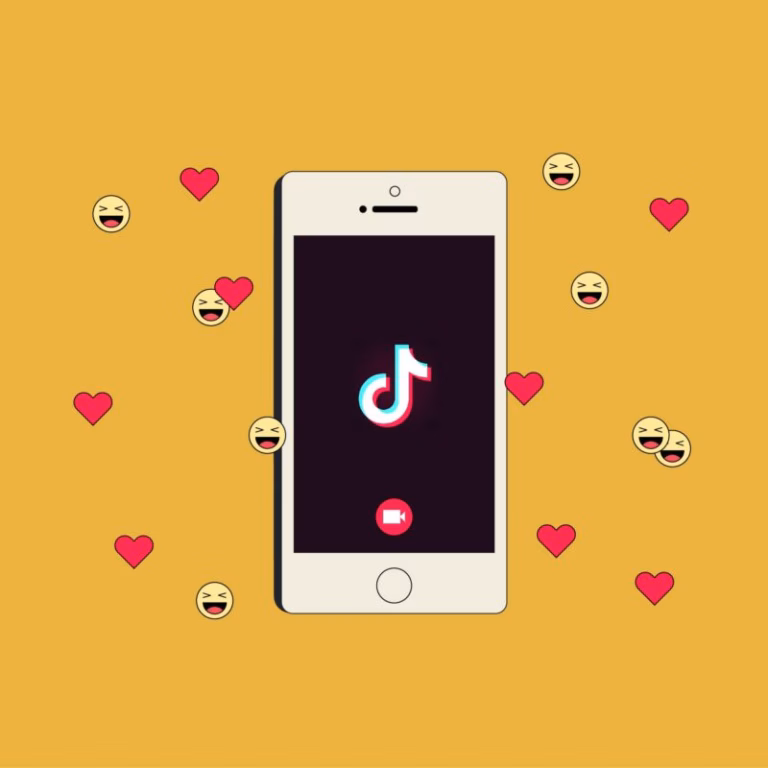 Ilustrasi Bikin Video TikTok