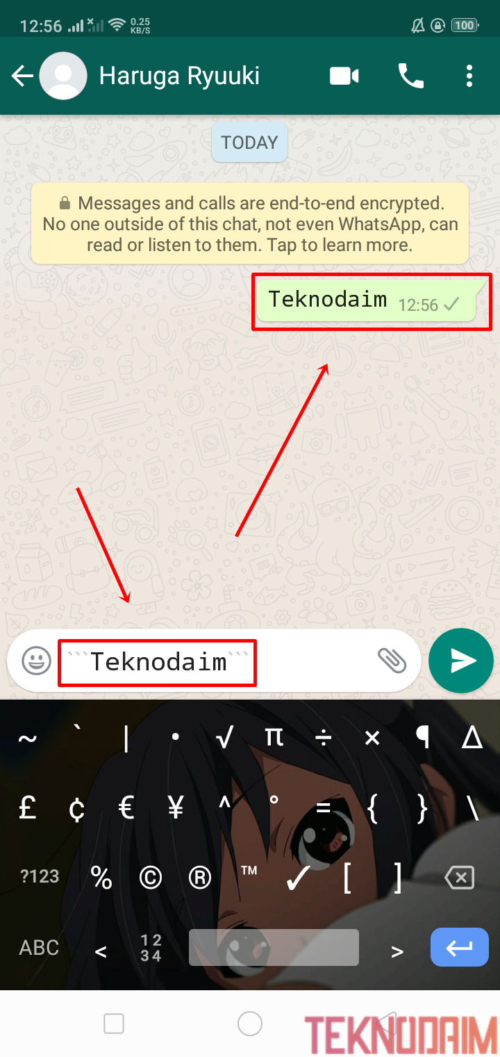 8 Cara Membuat Tulisan  Unik di WA WhatsApp Teknodaim com