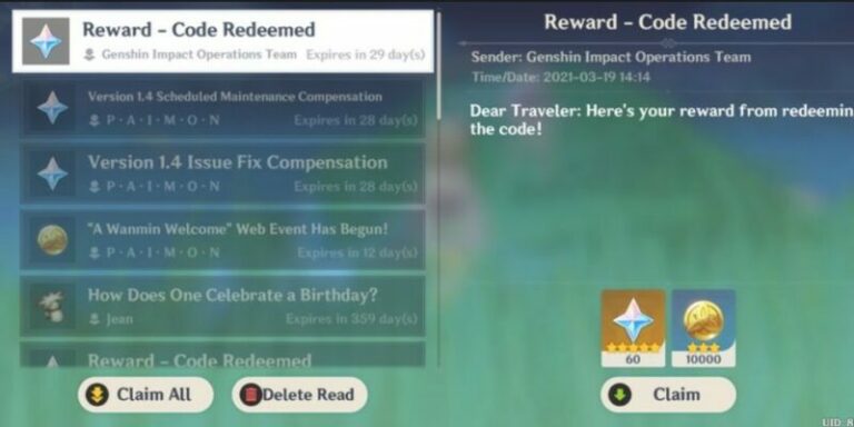 Kode Redeem Genshin Impact Terbaru 2021 - Teknodaim.com