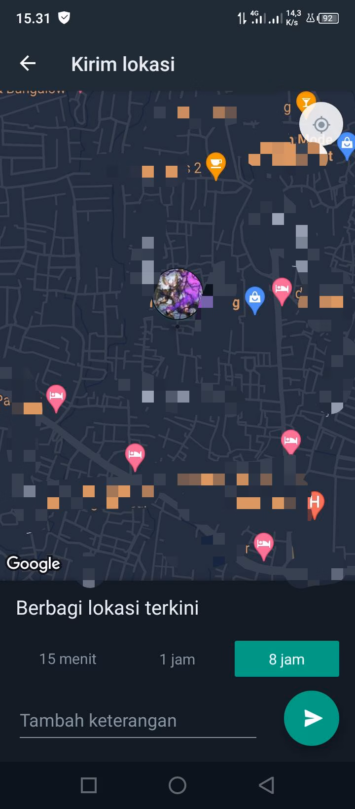 Pilih Durasi 8 Jam