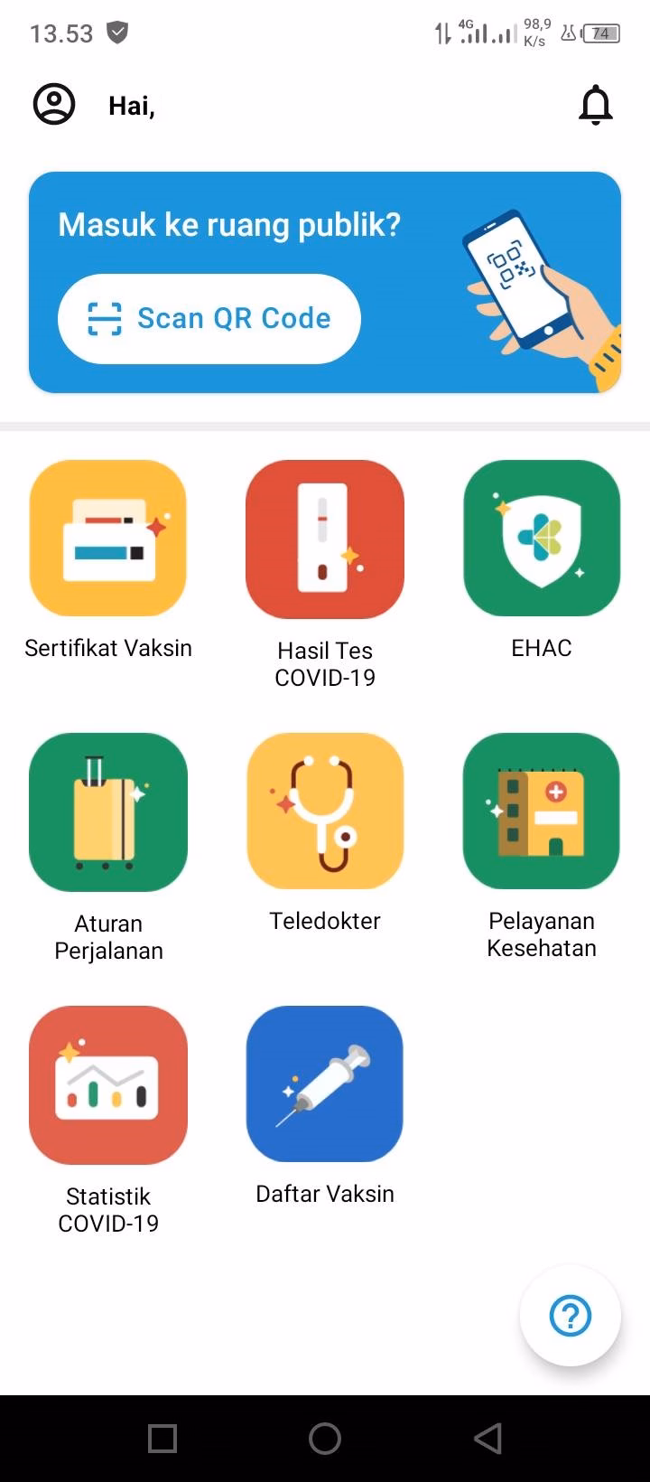 Cara Megecek Sertifikat Vaksin Lewat Aplikasi dan Tanpa Aplikasi 6 Pilih Ikon Sertifikat Vaksin