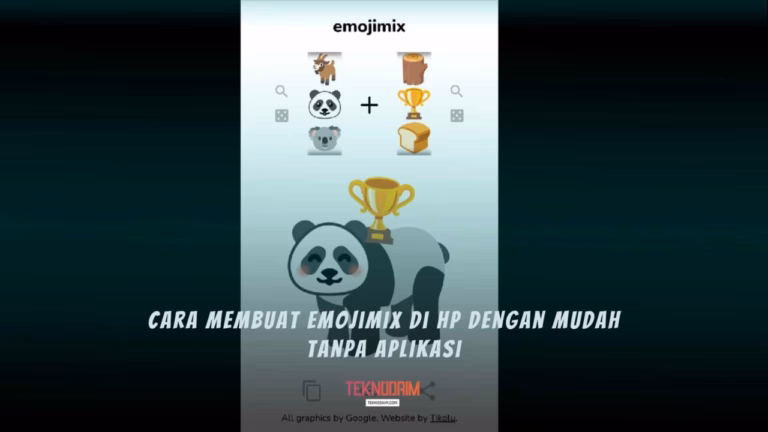 Cara Membuat Emojimix Dengan Mudah