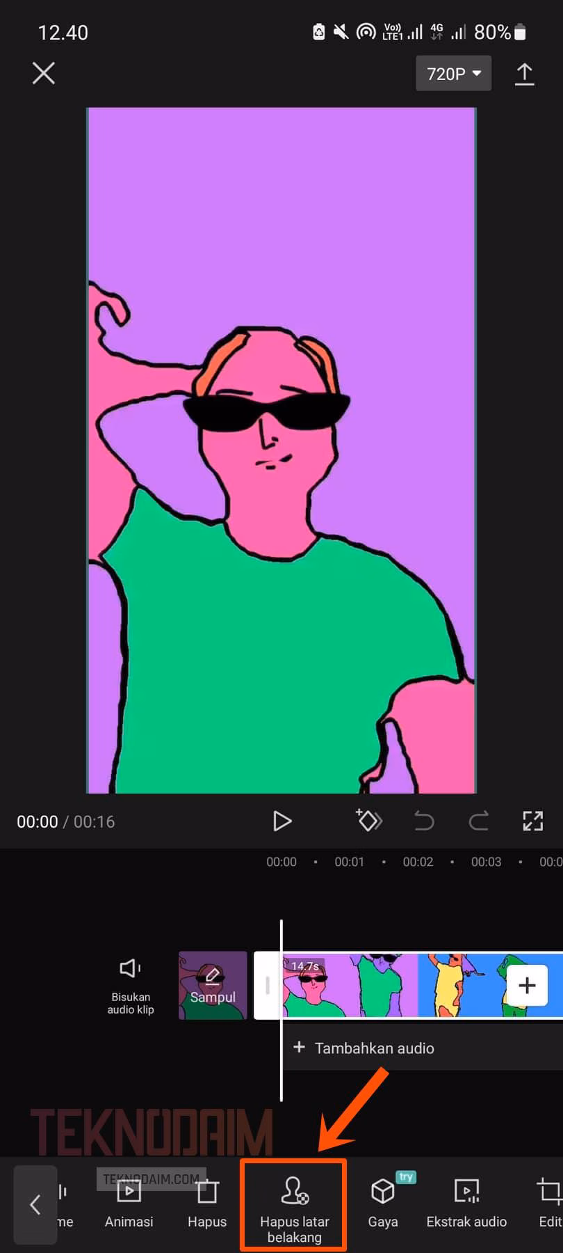 Aplikasi Menghilangkan Filter Rotoscope (3)