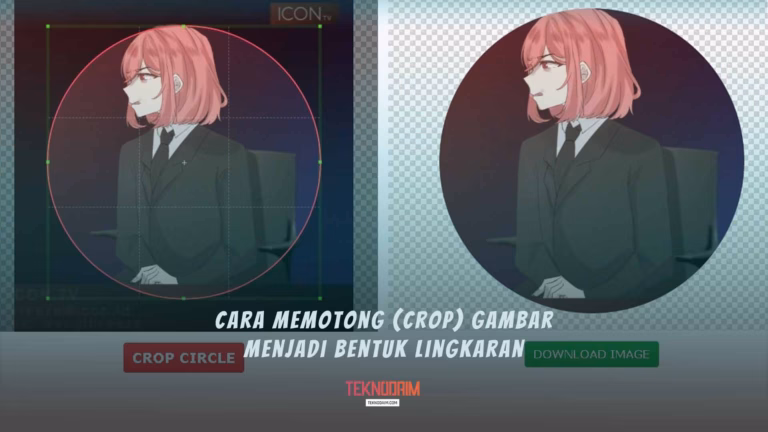 Cara Crop Foto Lingkaran
