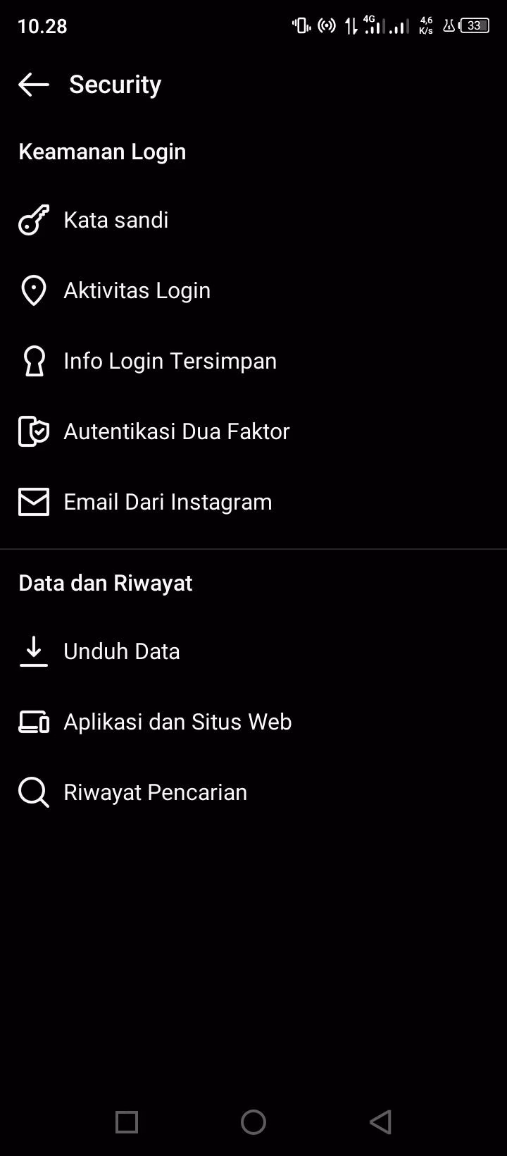 Pilih Keamanan