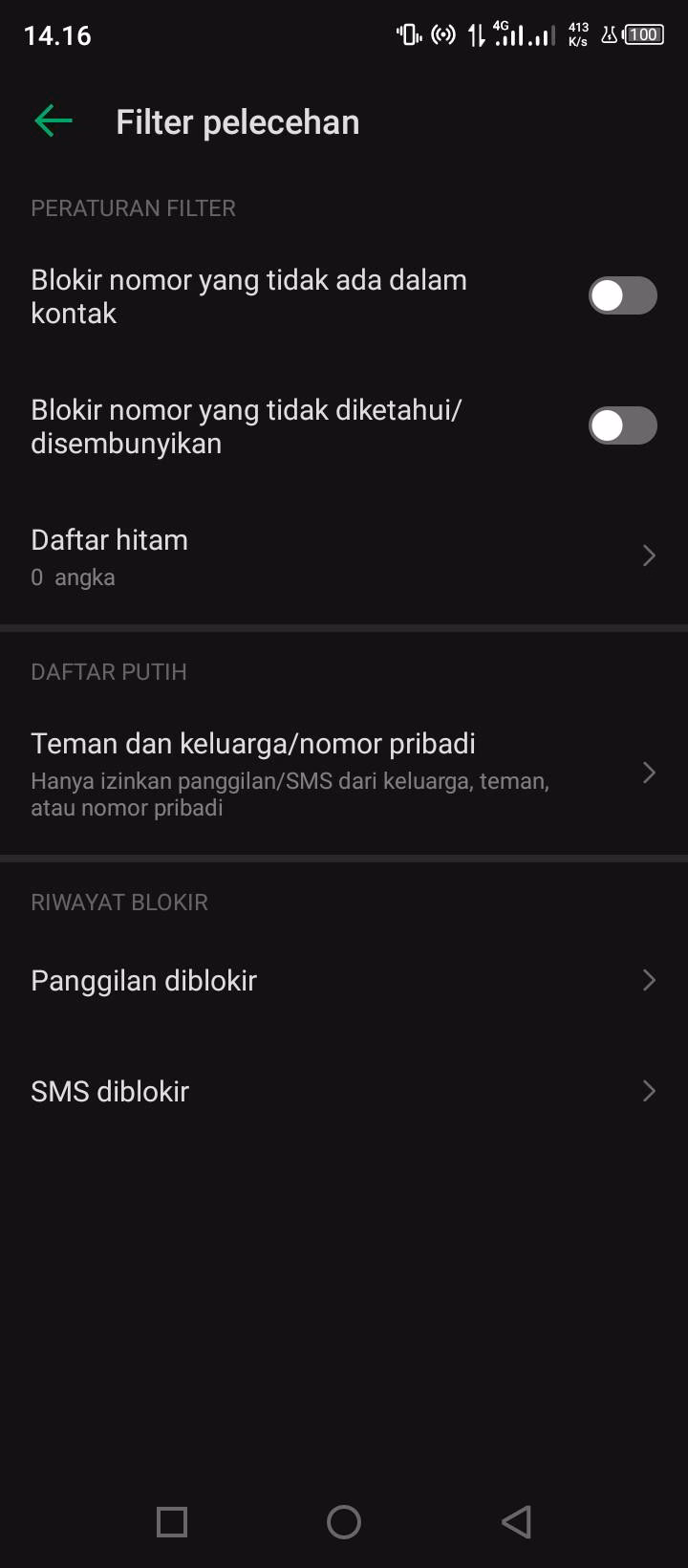 2 Cara Memblokir SMS dari Nomor yang Tidak Dikenal Dengan Mudah 6 Nyalakan Blokir Nomor Yang Tidak Ada Dalam Kontak