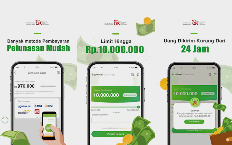 12+ Aplikasi Pinjaman Online yang Aman dan Cepat Cair! 9 aplikasi pinjaman online langsung cair, Adakami