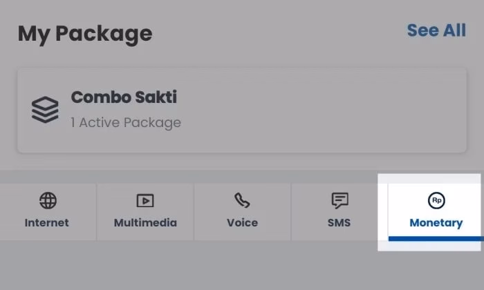 Buka Tab monetary
