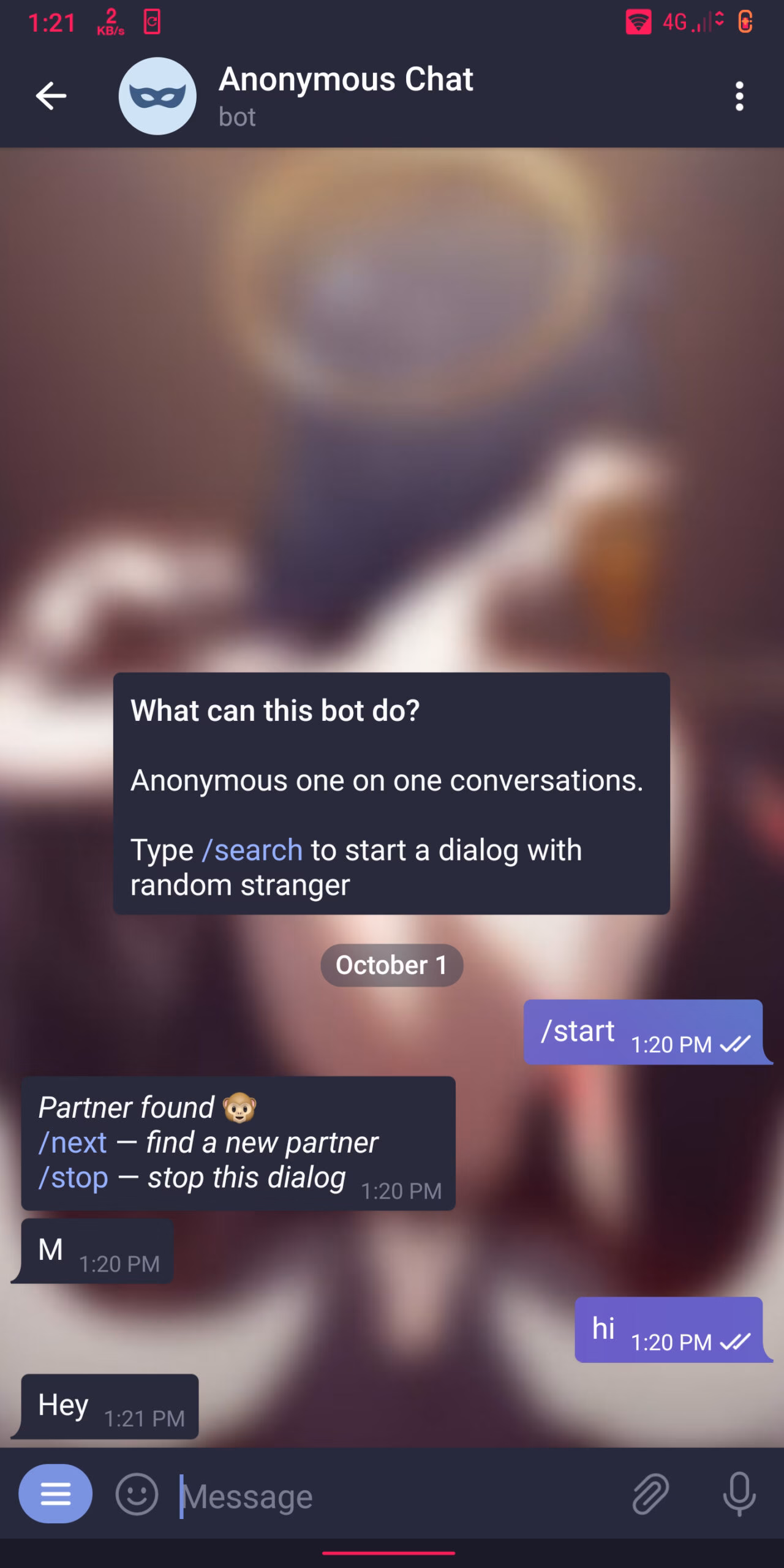 Chattingan Bersama Orang Asing