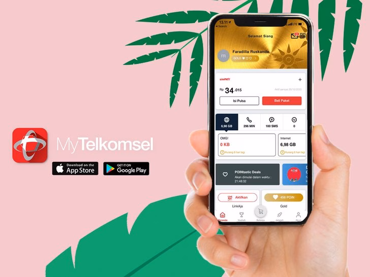 Install Aplikasi Mytelkomsel