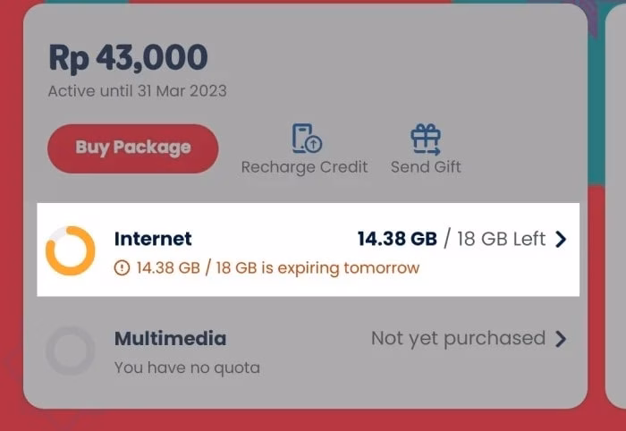Pada Halaman Utama Pilih Internet