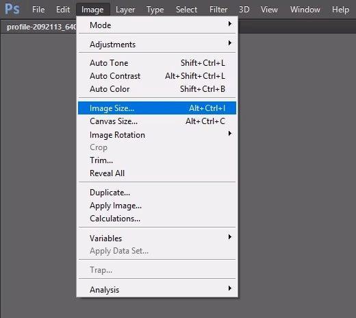 Ukuran Pas Foto 3x4 Dalam Pixel dan Cara Mengaturnya! 6 Pilih Image Size
