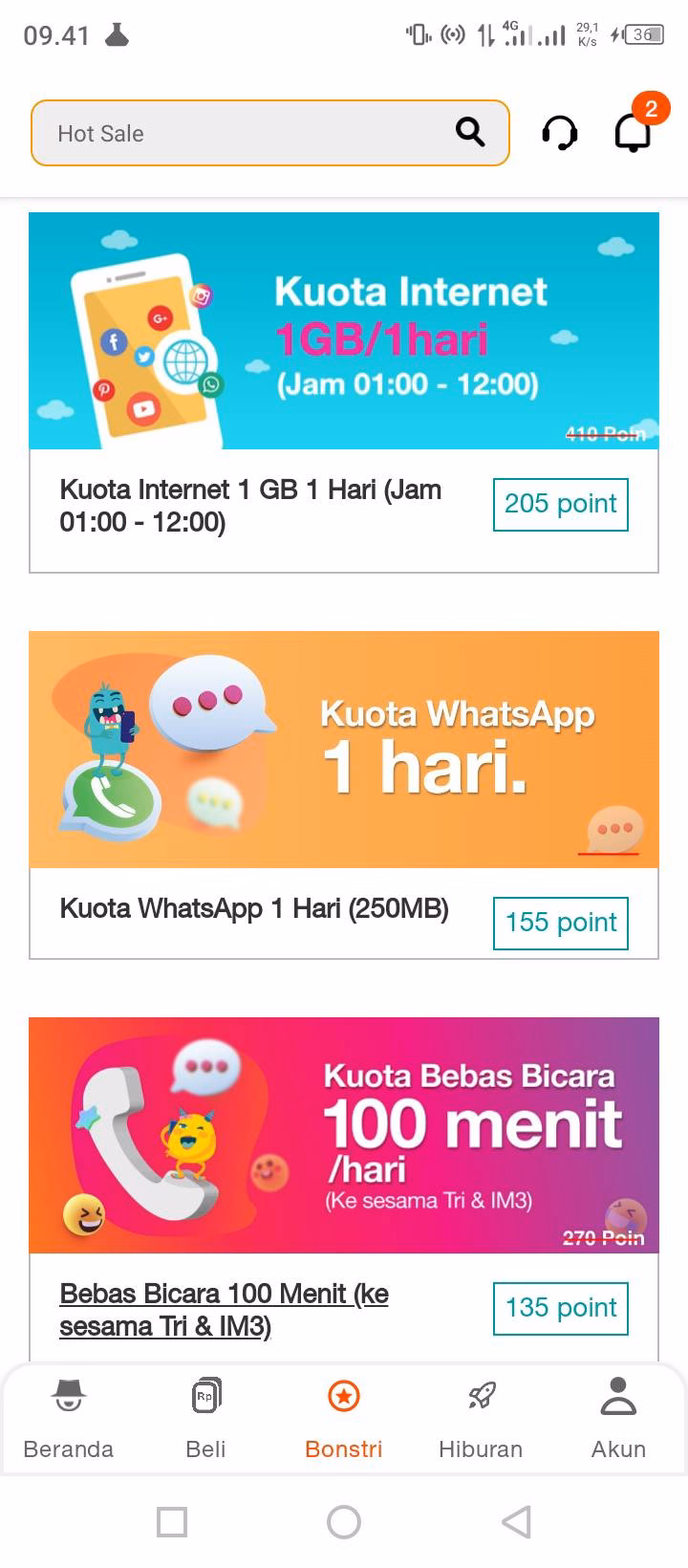 2 Cara Tukar Poin Tri Menjadi Pulsa Atau Kuota Internet 7 Pilih Produk Yang Kalian Inginkan