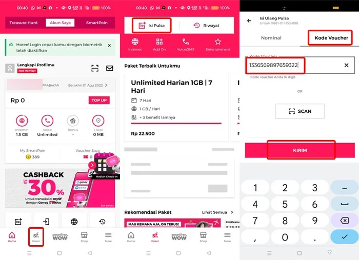 5 Cara Mengisi Voucher Smartfren, Cepat dan Gampang 8 Cara Memasukkan Voucher Smartfren Di Aplikasi Nya