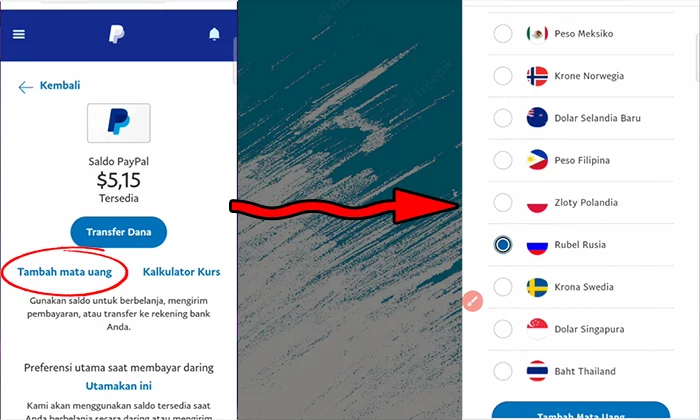 Cara Transfer Uang dari PayPal ke DANA, Cepat Gapake Lama! 3 Konversi Usd Ke Rubel Rusia (rub)