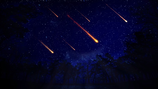 Hujan Meteor Phoenicid Sebuah Fenomena Langit yang Memukau! 2 Ilustrasi-hujan-meteor-travelerstoday