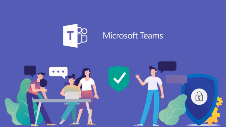 Ilustrasi Microsoft Teams (wallpaper Cave)
