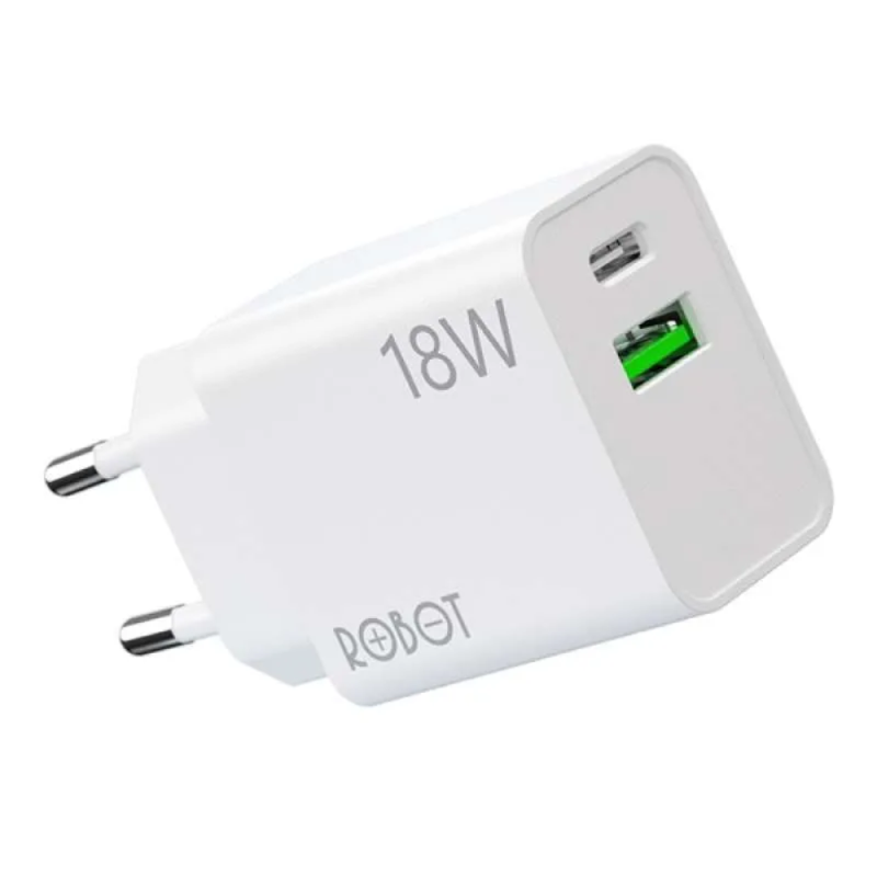 10 Charger USB HP Terbaik untuk Pengisian Cepat dan Aman 5 Robot RT-F2 18W Dual Port (Blibli.com)