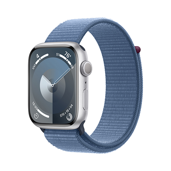 5 Rekomendasi Smartwatch Terbaik 2024, Desain Elegan! 5 Apple Watch Series 9 45mm Gps Silver Aluminium Case With Winter Blue Sport Loop 1