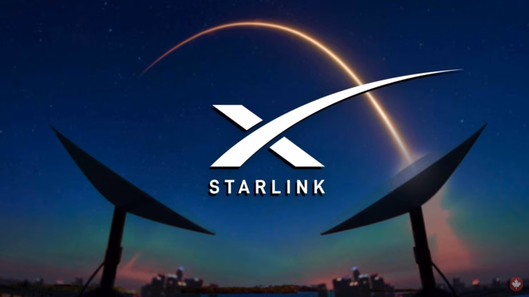 Ilustrasi Dan Logo Starlink (makemac - Grid.id)