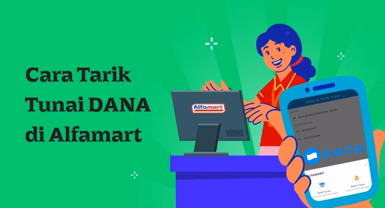 Cara Tarik Tunai Saldo DANA di Alfamart