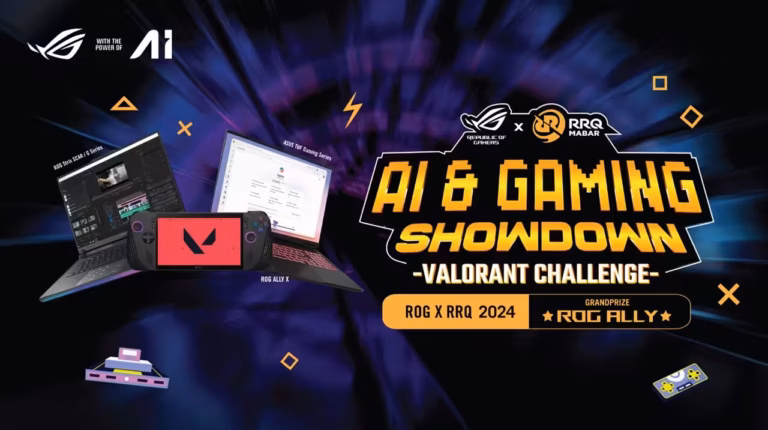 Event "MaBar Keliling Sekolah" Jadi Wadah RRQ Bersama ASUS ROG Perkenalkan AI dan Gaming 5 Event “MaBar Keliling Sekolah” Jadi Wadah RRQ Bersama ASUS ROG Perkenalkan AI dan Gaming