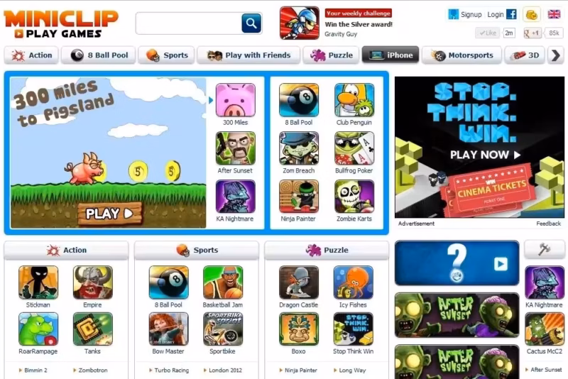 Rekomendasi Website Game Online Gratis untuk di PC/Laptop