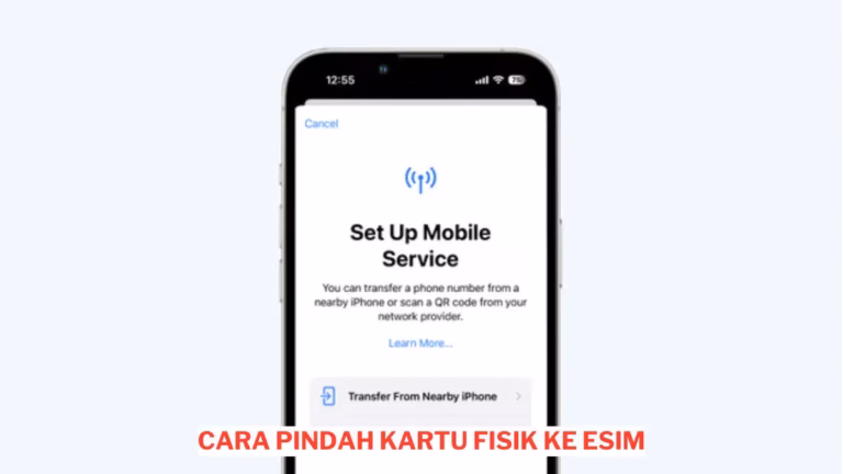 Cara Pindah Kartu Fisik Ke Esim