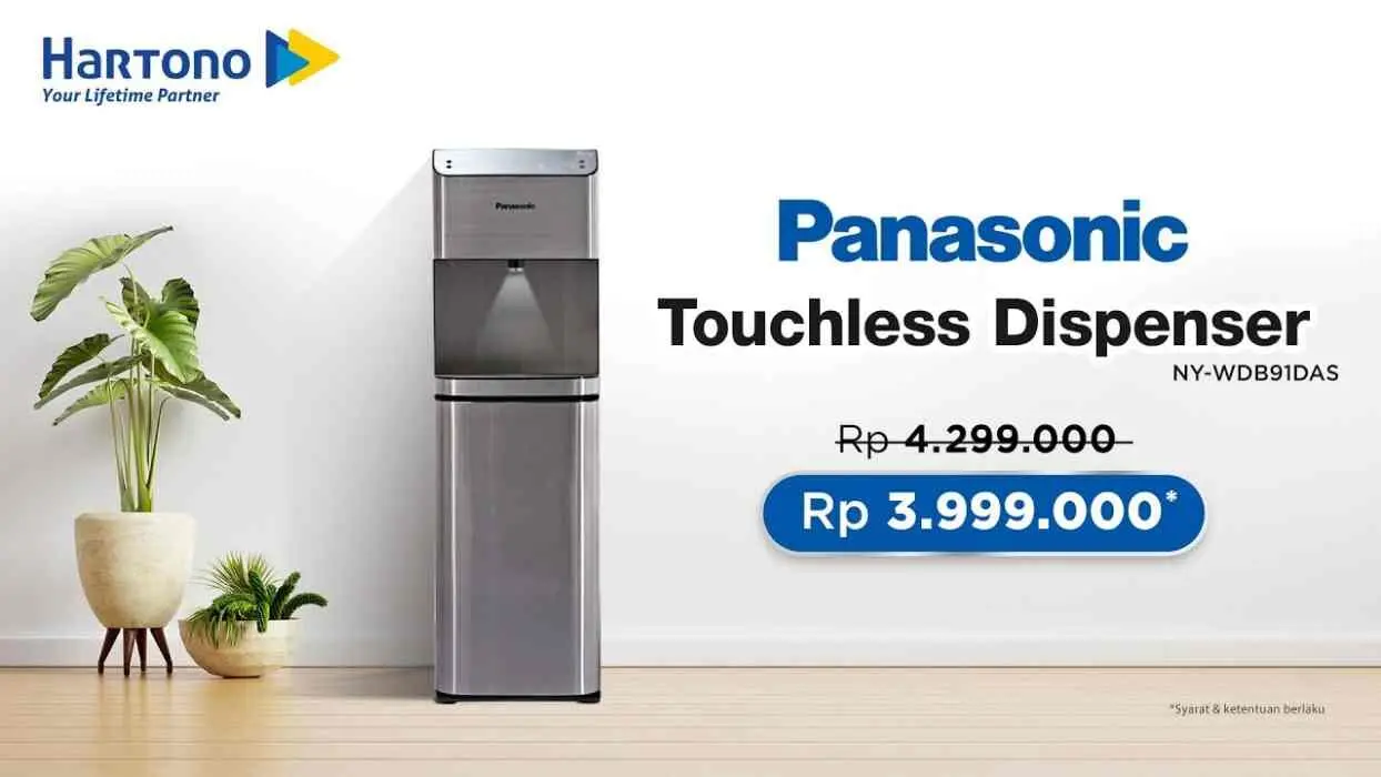 7 Rekomendasi Dispenser Galon Bawah Terbaik 2025 7 Panasonic touchless Water Dispenser ny Wdb91das