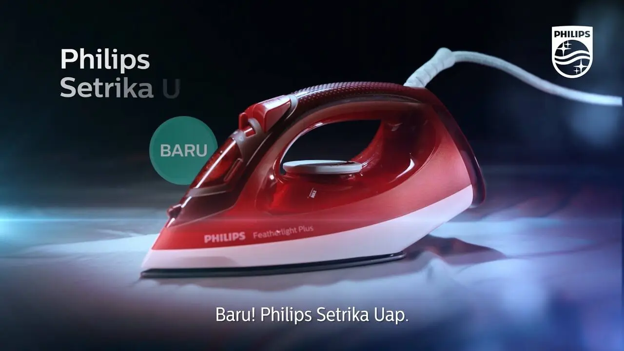 10 Rekomendasi Strika Uap Philips Terbaik 2025 8 Philips Gc1424 45 Featherlight Plus Setrika Uap Dengan Tapak Setrika Non Stick