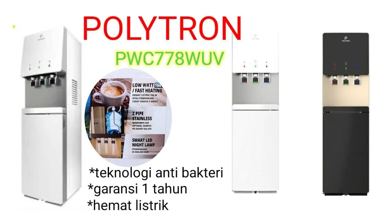 7 Rekomendasi Dispenser Galon Bawah Terbaik 2025 4 Polytron Dispenser Galon Bawah Pwc 778uv