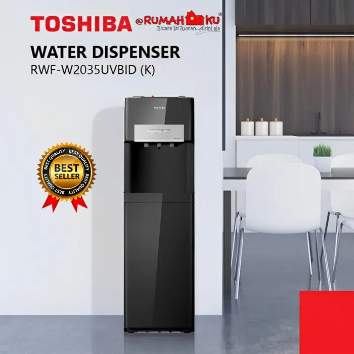 7 Rekomendasi Dispenser Galon Bawah Terbaik 2025 5 Toshiba Dispenser Air Galon Bawah rwf W2035uvbid(k)