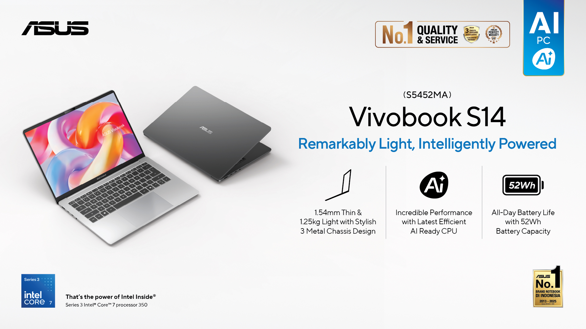 ASUS Perkuat Vivobook S14 Terbaru dengan Intel® Core™ Series 3 1 Foto Vivobook S14 S5452MA 1.jpg